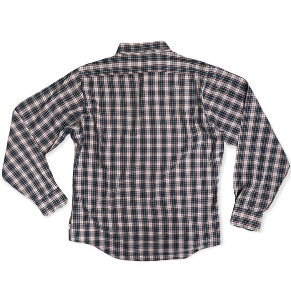 Vintage 70s 80s Lee Button Down Up Plaid Men’s Large - Picture 2 of 5